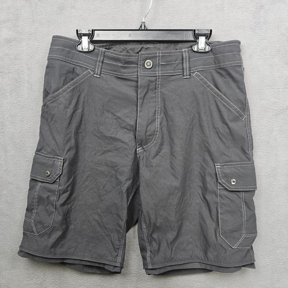 Kuhl Renegade Convertible Stealth Cargo Hiking Shorts Gray 31x32 Gorpcore